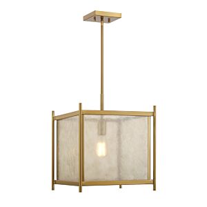 Jacobs 1-Light Pendant in Warm Brass