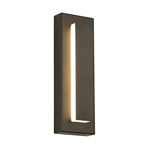 Visual Comfort Modern Aspen 15" Outdoor Wall Light in Bronze