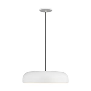 Kosa 1-Light LED Pendant in Matte White