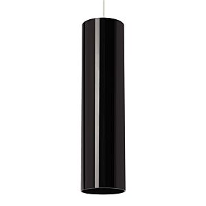 Visual Comfort Modern Piper 5" Pendant Light in Black and Gloss Black