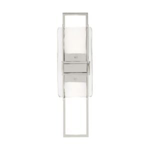 Duelle 1-Light 18.00"H LED Wall Sconce in Polished Nickel