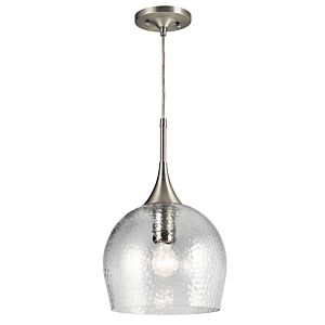 Sloane 1-Light Pendant in Brushed Nickel