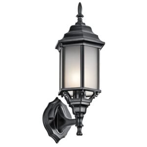 Chesapeake 1-Light Outdoor Wall Mount in Black