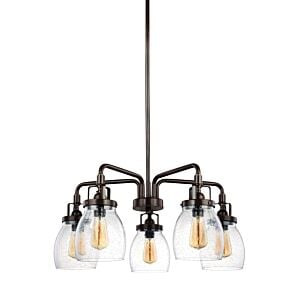 Belton 5-Light Chandelier in Bronze