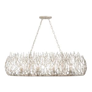 Bask 8-Light Linear Pendant in Gold Dust