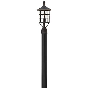 Freeport 1-Light LED Post Top with Pier Mount in Oil Rubbed Bronze