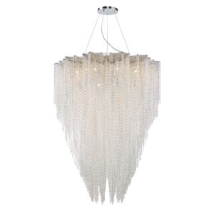 Eurofase Cohen 12-Light Chandelier in Chrome