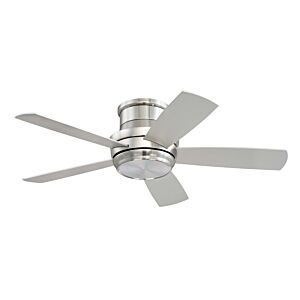 Craftmade 44" Tempo Flush Mount Ceiling Fan in Brushed Polished Nickel