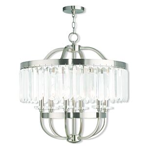 Ashton 6-Light Chandelier in Brushed Nickel