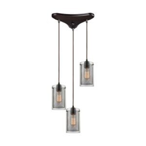 Brant 3-Light Pendant in Oil Rubbed Bronze