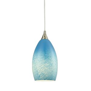 Earth 1-Light Mini Pendant in Satin Nickel