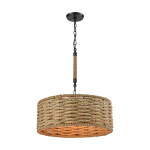 Weaverton 3-Light Chandelier in Oil Rubbed Bronze