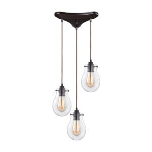 Jaelyn 3-Light Pendant in Oil Rubbed Bronze