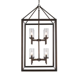 Smyth 8-Light Pendant in Gunmetal Bronze