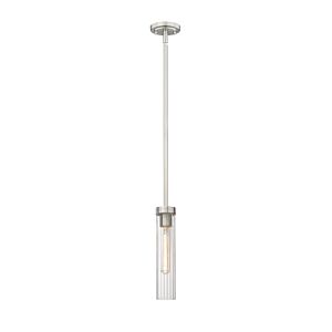 Beau 1-Light Pendant in Brushed Nickel