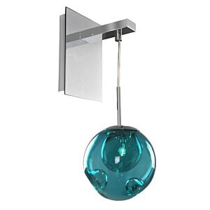 Meteor 1-Light Wall Bracket in Chrome