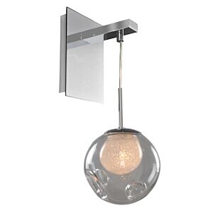 Meteor 1-Light Wall Bracket in Chrome