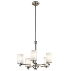 Joelson 5-Light Chandelier in Brushed Nickel