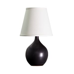 Scatchard 1-Light Table Lamp in Black Matte