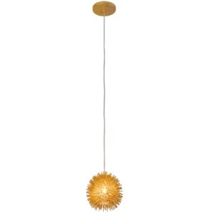 Urchin 1-Light Mini Pendant in Gold