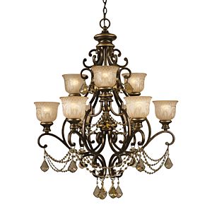 Norwalk 9-Light Hand Cut Crystal Chandelier