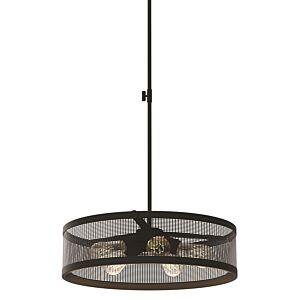 Gastown 5-Light Pendant in Graphite Net