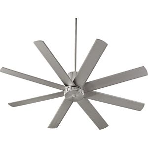 Proxima 60" Hanging Ceiling Fan in Satin Nickel