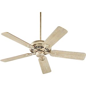 Pinnacle 52" Hanging Ceiling Fan in Aged Silver Leaf