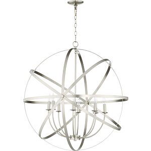 Celeste 8-Light Chandelier in Satin Nickel