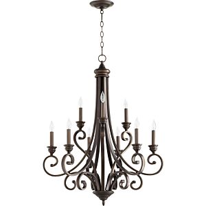 Bryant 9-Light Chandelier in Oiled Bronze