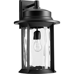 Charter 1-Light Outdoor Lantern in Textured Black