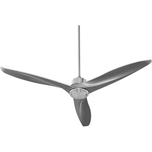 Kress 60" Hanging Ceiling Fan in Satin Nickel