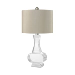 Chalette 1-Light Table Lamp in Clear