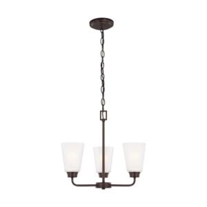 Kerrville 3-Light Chandelier in Bronze