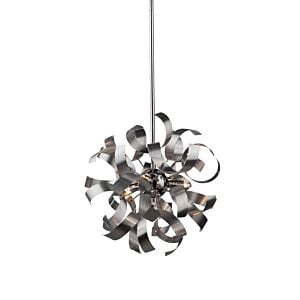 Artcraft Belair 3-Light Pendant Light in Brushed Nickel