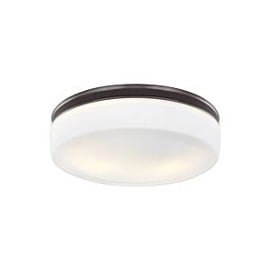 Issen 2-Light Flush Mount in Oil Rubbed Bronze