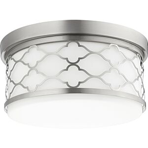 Trellis Ceiling Mounts 3-Light Ceiling Mount in Satin Nickel