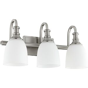 Richmond 3-Light Bathroom Vanity Light in Satin Nickel