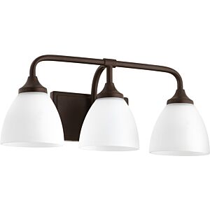 Enclave 3-Light Bathroom Vanity Light in Oiled Bronze