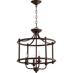 Rossington 4-Light Dual Mount in Oiled Bronze