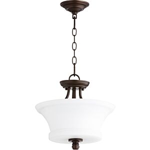 Rossington 2-Light Dual Mount in Oiled Bronze