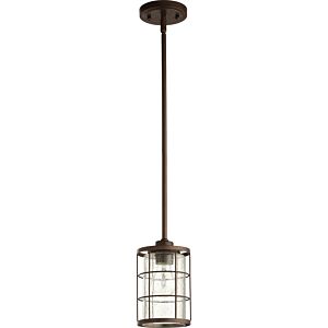 Ellis 1-Light Pendant in Oiled Bronze