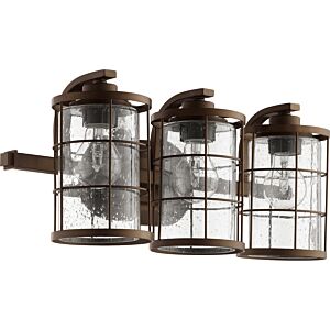 Ellis 3-Light Bathroom Vanity Light in Oiled Bronze