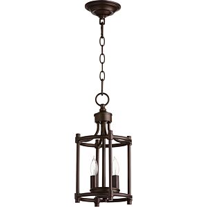 Rossington 2-Light Entry Pendant in Oiled Bronze