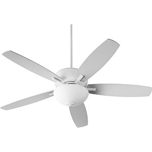 Breeze 2-Light 52" Hanging Ceiling Fan in Studio White