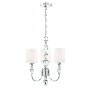 Evi 3-Light Chandelier in Chrome