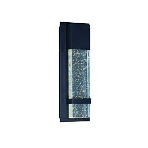 Cascade 1-Light LED Outdoor Wall Sconce in Black