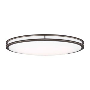 Mahone 1-Light LED Flush Mount Ceiling Light in Antique Bronze