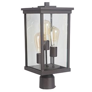 Craftmade Riviera Iii 18" Outdoor Post Light in Oiled Bronze Outdoor