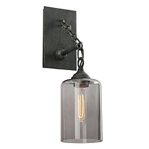 Gotham 1-Light Wall Sconce in Aged Pewter